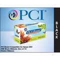 Pci Compatible Epson ERC30BBlack Ribbons for ERC30, ERC34, ERC38, M119, M119B, M119D, M133, M27, M52JB, 12PK ERC30B-12-PCI